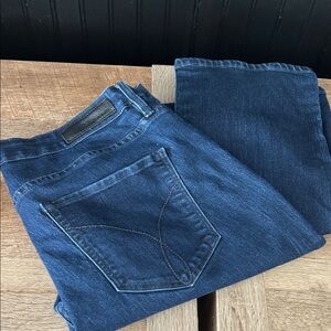 Calvin Klein Jeans Women's Straight Leg in Dark Blue